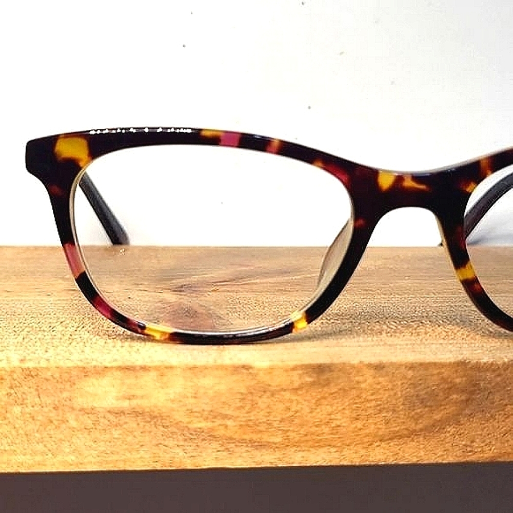 NEW Rx'able Eyeglass Frame, FLOWER, glasses brown barrymoore, women 50-19-140 - Picture 2 of 6